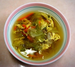レタススープの写真