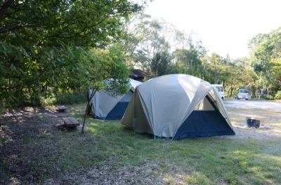 第2キャンプ場テントの写真