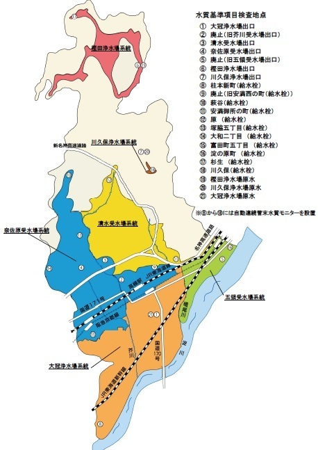 検査地点位置図