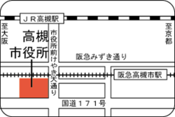 市役所位置図