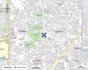 富田公民館周辺地図