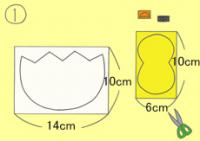 作り方手順1を示したイラスト