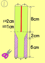 作り方手順1を示したイラスト
