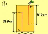 作り方手順1を示したイラスト