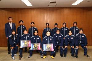 ダブルダッチ世界大会出場報告時集合写真