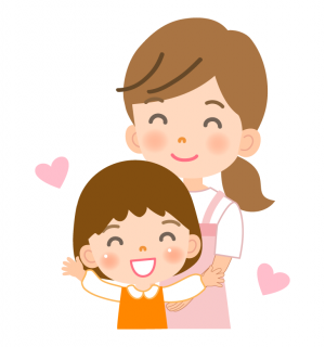 親子のイラスト