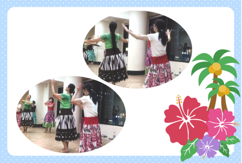 フラダンスを踊る人の写真