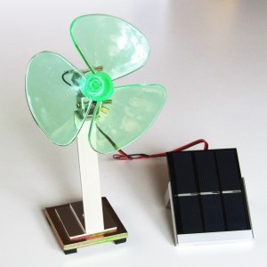 ソーラー扇風機のイメージ