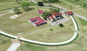 上空から見た安満遺跡公園の画像