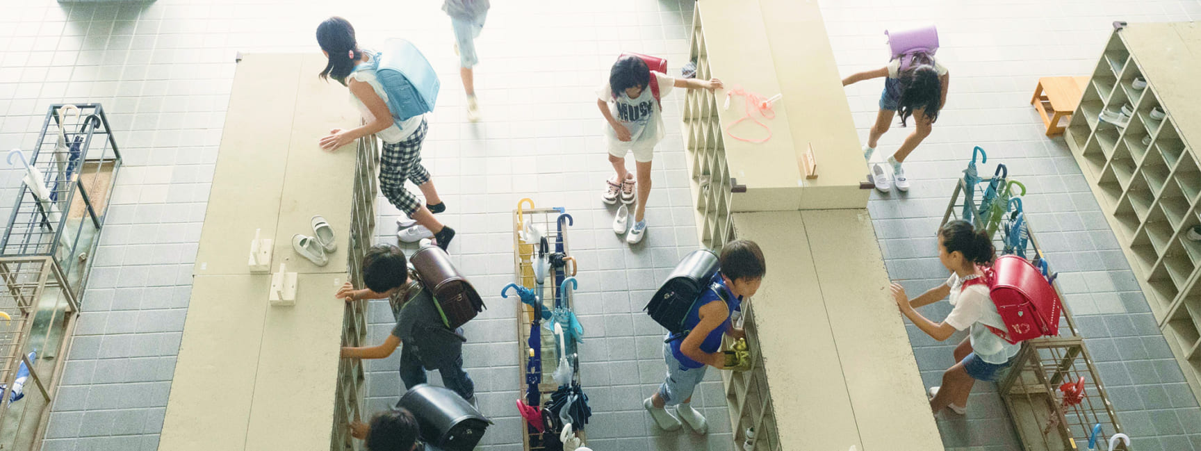 学校に通う生徒